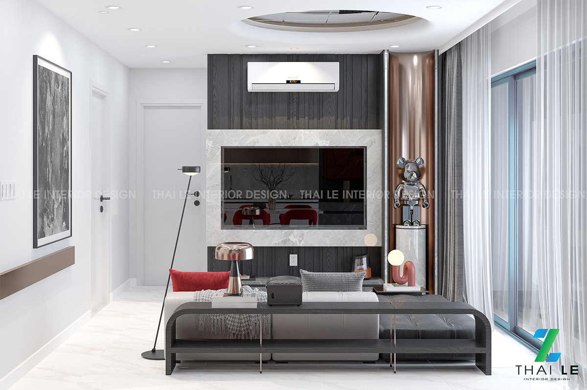 Thiết kế nội thất căn hộ The Ascentia Q.7 - 77m2